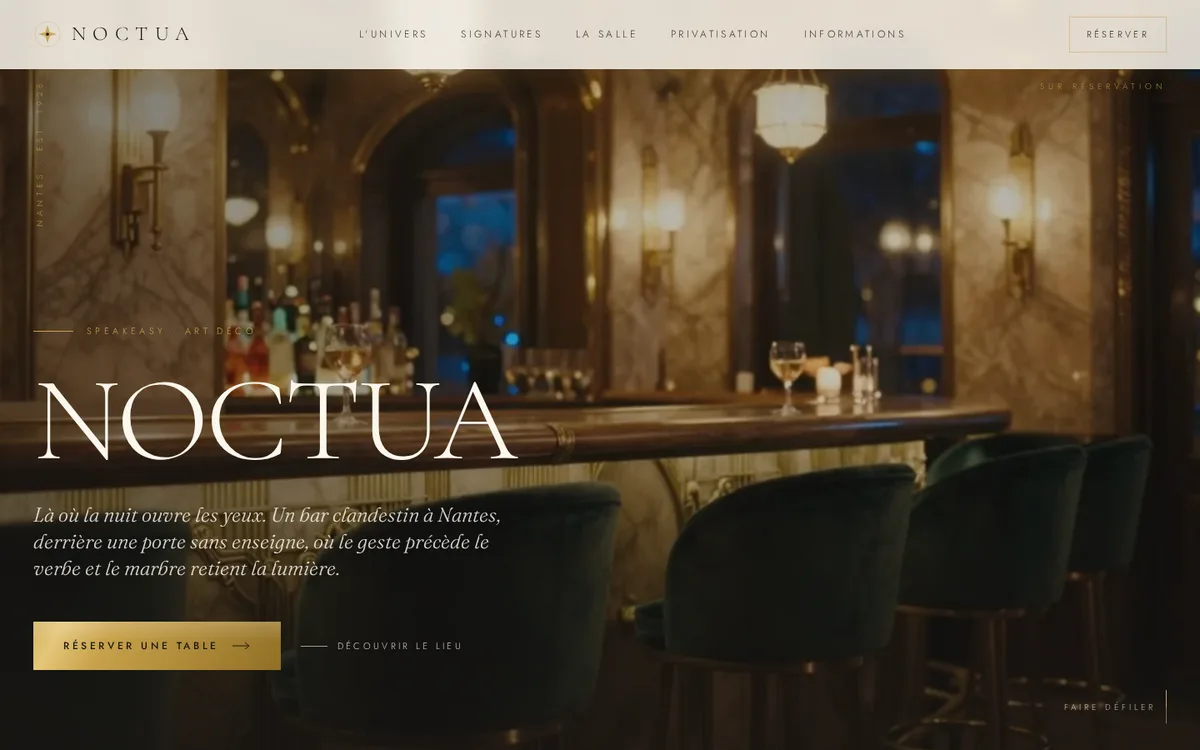 Aperçu du site NOCTUA — Marbre & Lumière